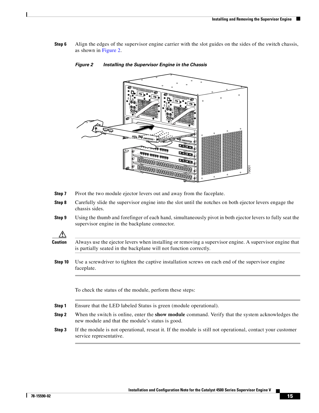 Cisco Systems WS-X4516 specifications Chassis sides 