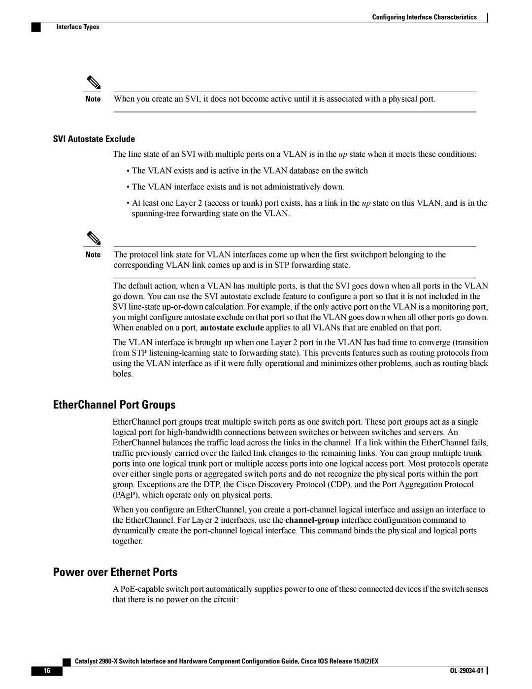 Cisco Systems WSC2960X48TDL manual EtherChannel Port Groups, Power over Ethernet Ports 