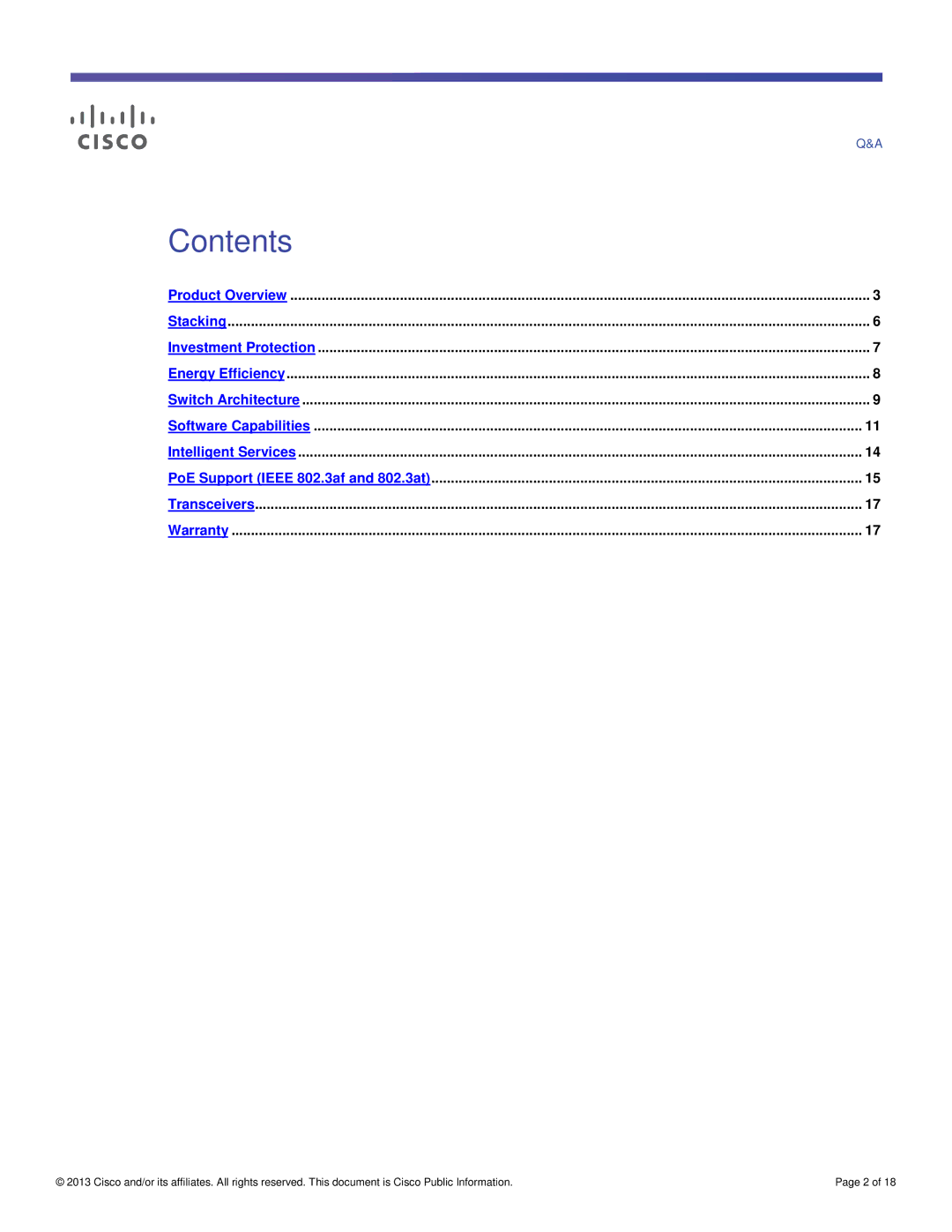 Cisco Systems WSC2960XR48FPDI, WSC2960X48TSL, WSC2960XR24TDI, WSC2960XR48LPDI manual Contents 