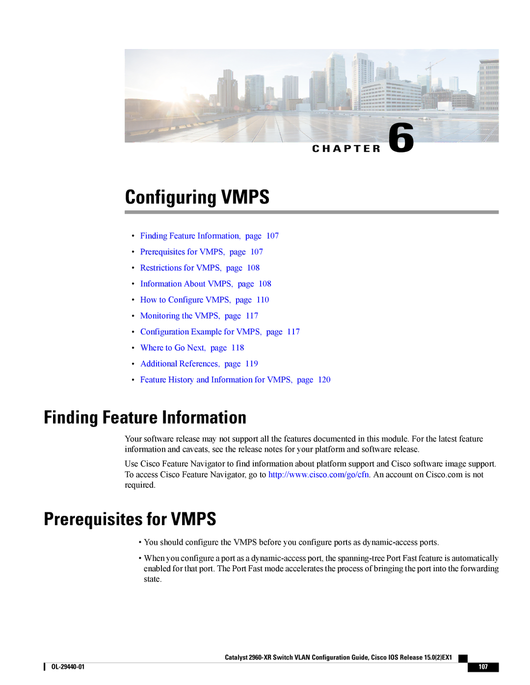 Cisco Systems WSC2960XR48FPSI manual Configuring Vmps, Prerequisites for Vmps 