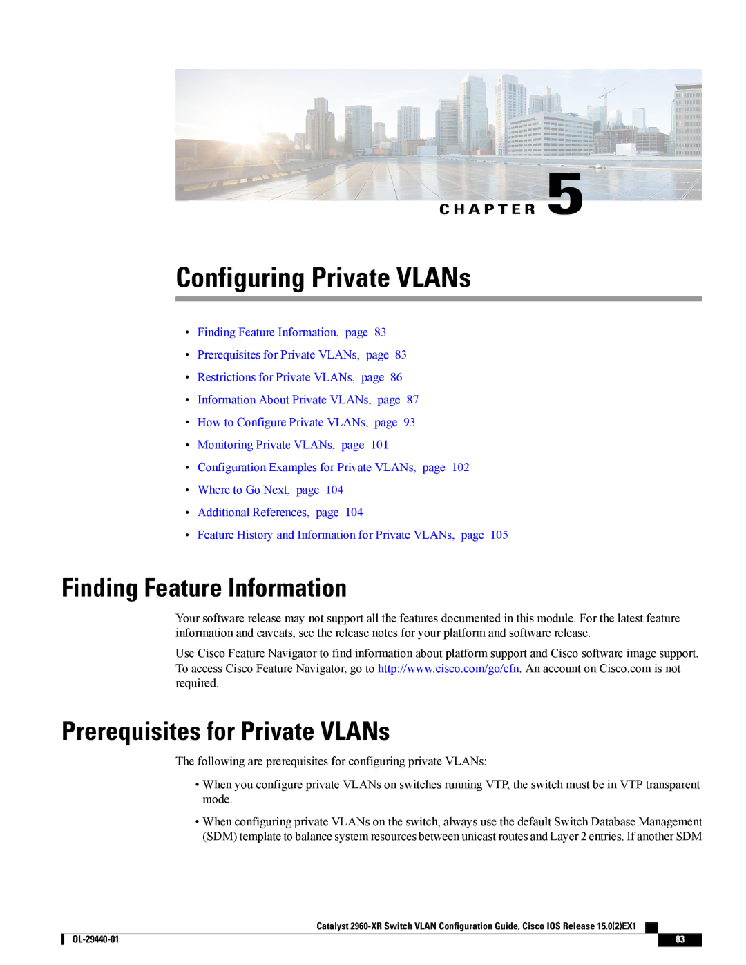 Cisco Systems WSC2960XR48FPSI manual Configuring Private VLANs, Prerequisites for Private VLANs 