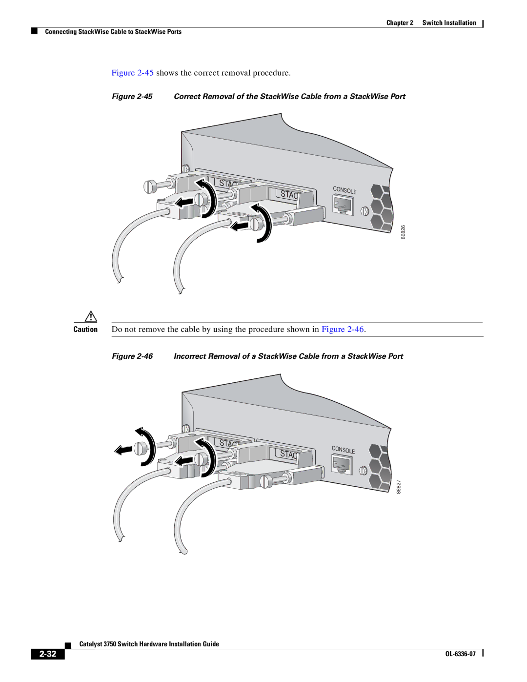 Cisco Systems WSC3750X24TS specifications Stack 