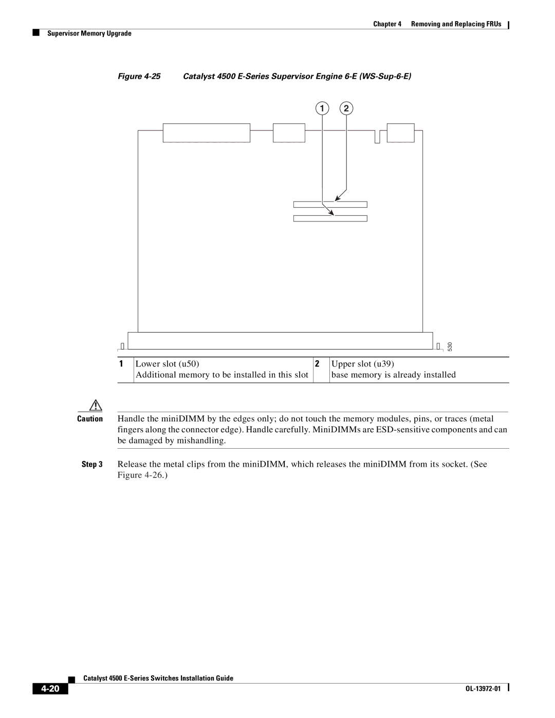 Cisco Systems WSUPOE12VPSPL manual Catalyst 4500 E-Series Supervisor Engine 6-E WS-Sup-6-E 