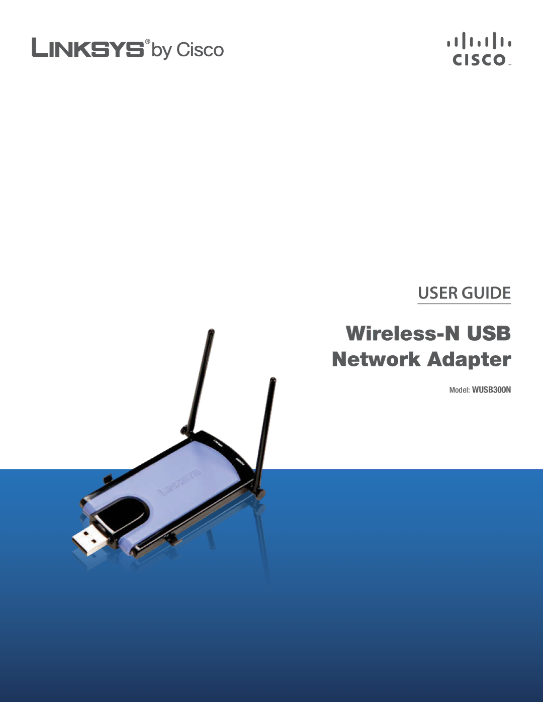 Cisco Systems WUSB300N manual Wireless-N USB Network Adapter 