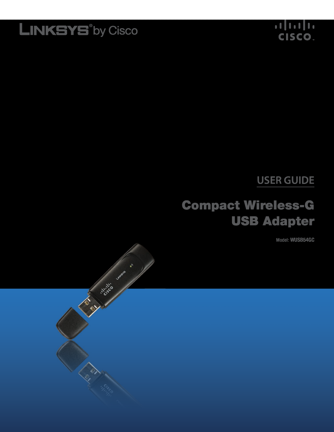 Cisco Systems manual Compact Wireless-G USB Adapter, User Guide, Model WUSB54GC 