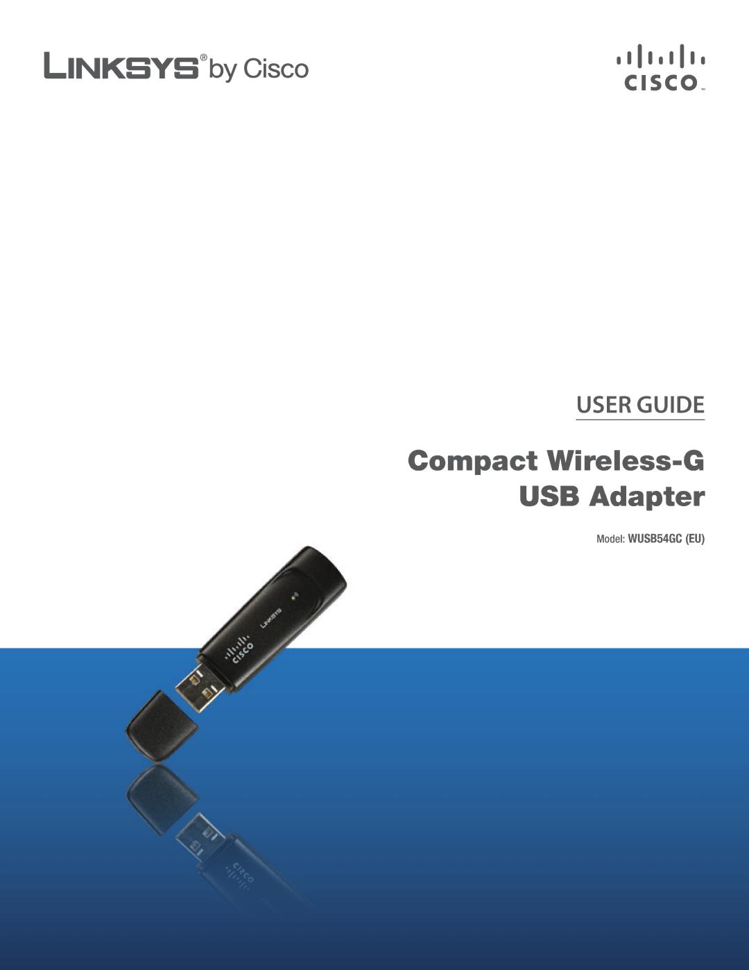 Cisco Systems WUSB54GC manual Compact Wireless-G USB Adapter 