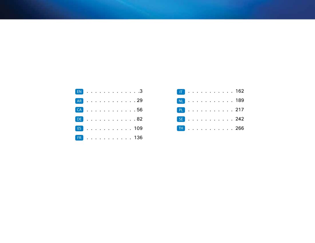 Cisco Systems X2000, X3000 manual EN . . . . . . . . . . . . .3 AR CA DE ES FR 