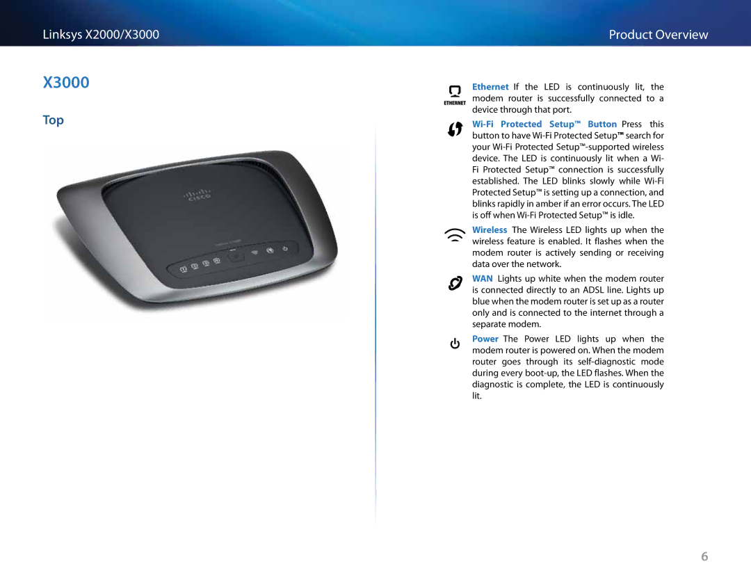 Cisco Systems X2000 manual X3000, Product Overview 