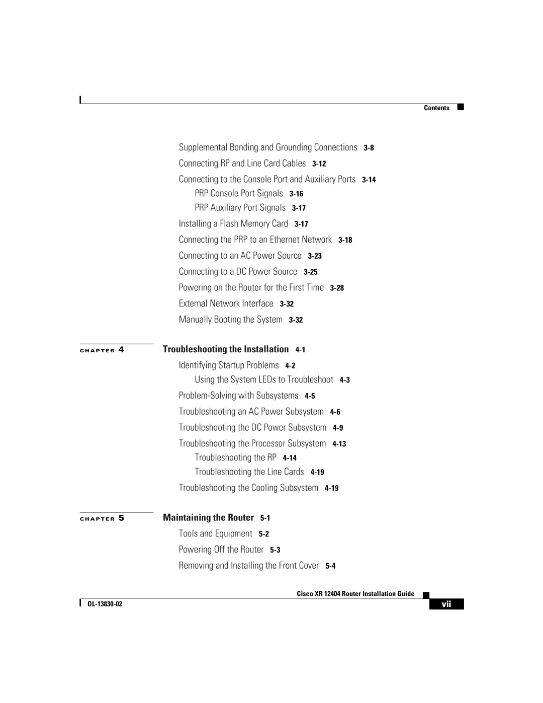 Cisco Systems XR 12404 manual Tools and Equipment Powering Off the Router 