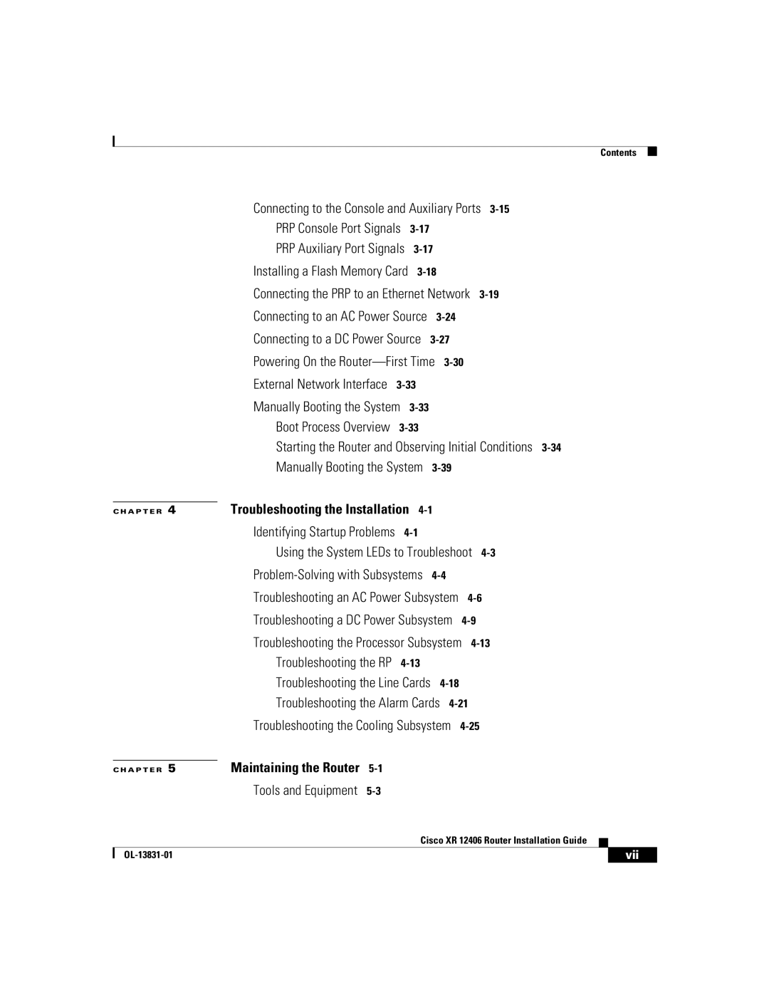 Cisco Systems XR 12406 manual Connecting to the Console and Auxiliary Ports 