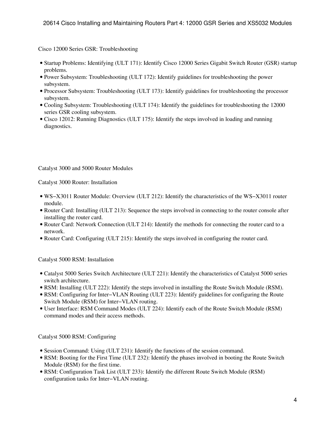 Cisco Systems XS5032, 12000 GSR manual 