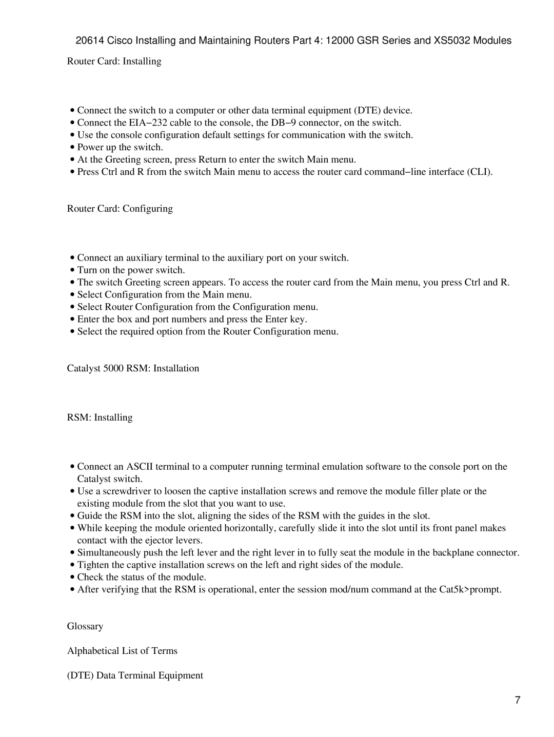 Cisco Systems 12000 GSR, XS5032 manual 