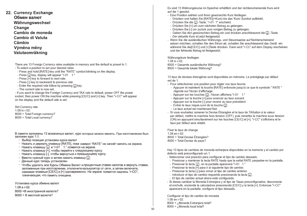 Citizen 350DPA instruction manual Presionar la tecla Local , en la pantalla aparecerá r-01 