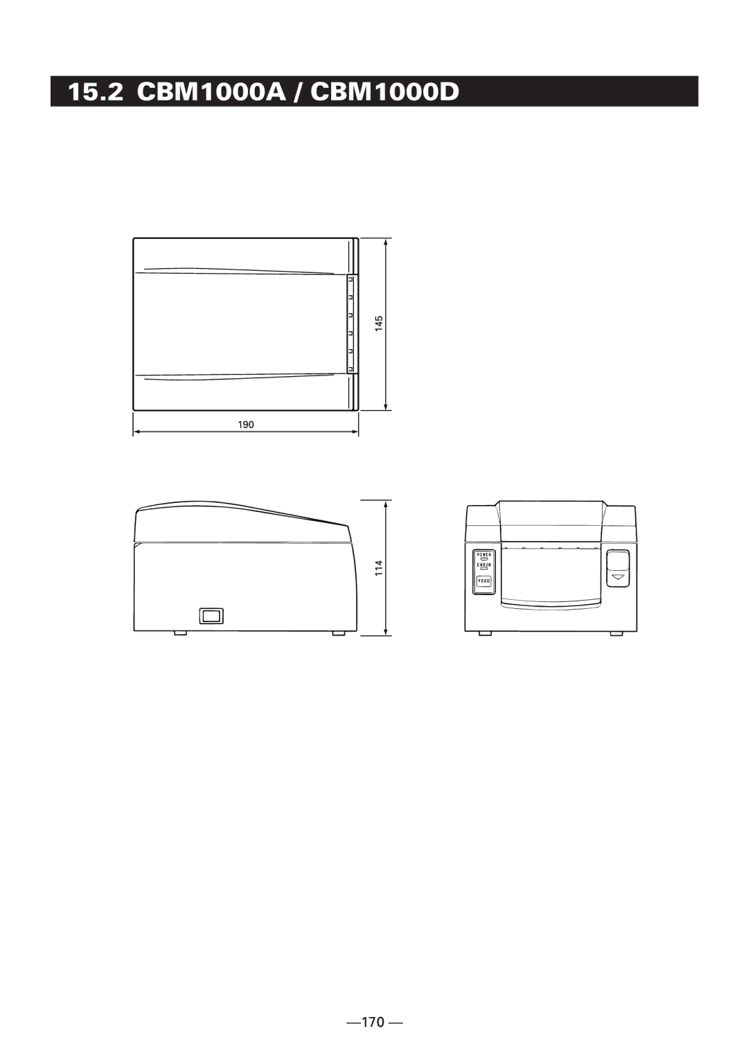 Citizen manual 15.2 CBM1000A / CBM1000D 