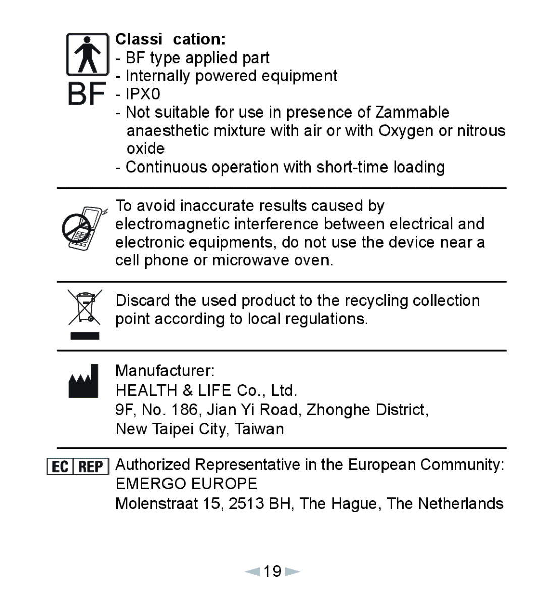 Citizen ch-17 manual Classiﬁcation, Molenstraat 15, 2513 BH, The Hague, The Netherlands 