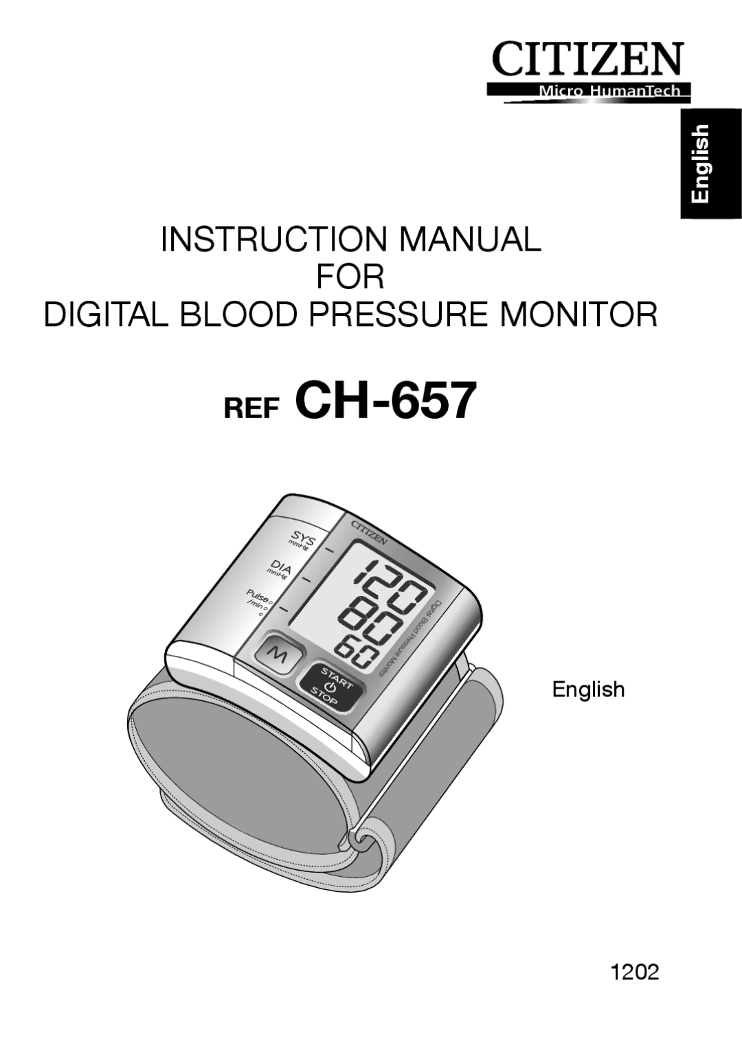 Citizen CH-657 instruction manual Português Español English, 中文 Français Italiano Deutsch 