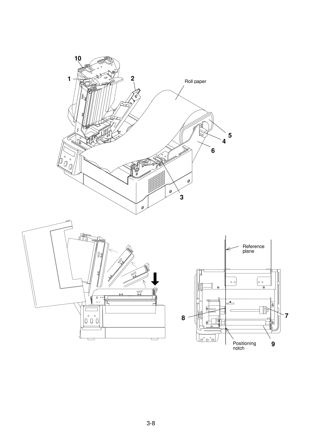 Citizen CLP-2001 user manual Reference Plane Positioning Notch 