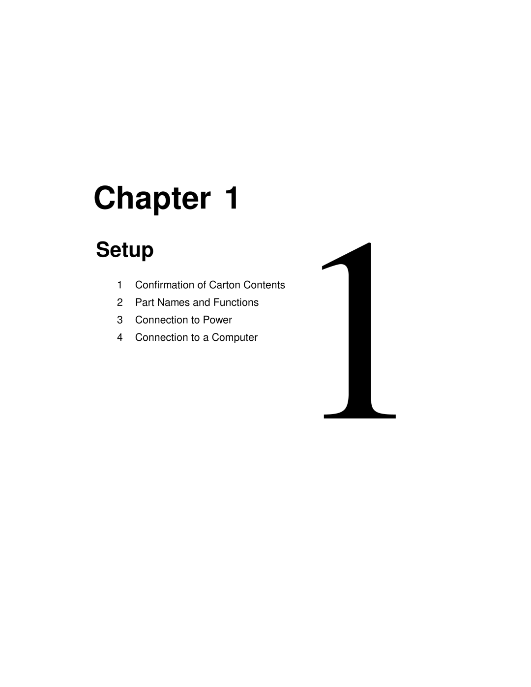 Citizen CLP-7002, CLP-7401, CLP-7001 user manual Chapter 