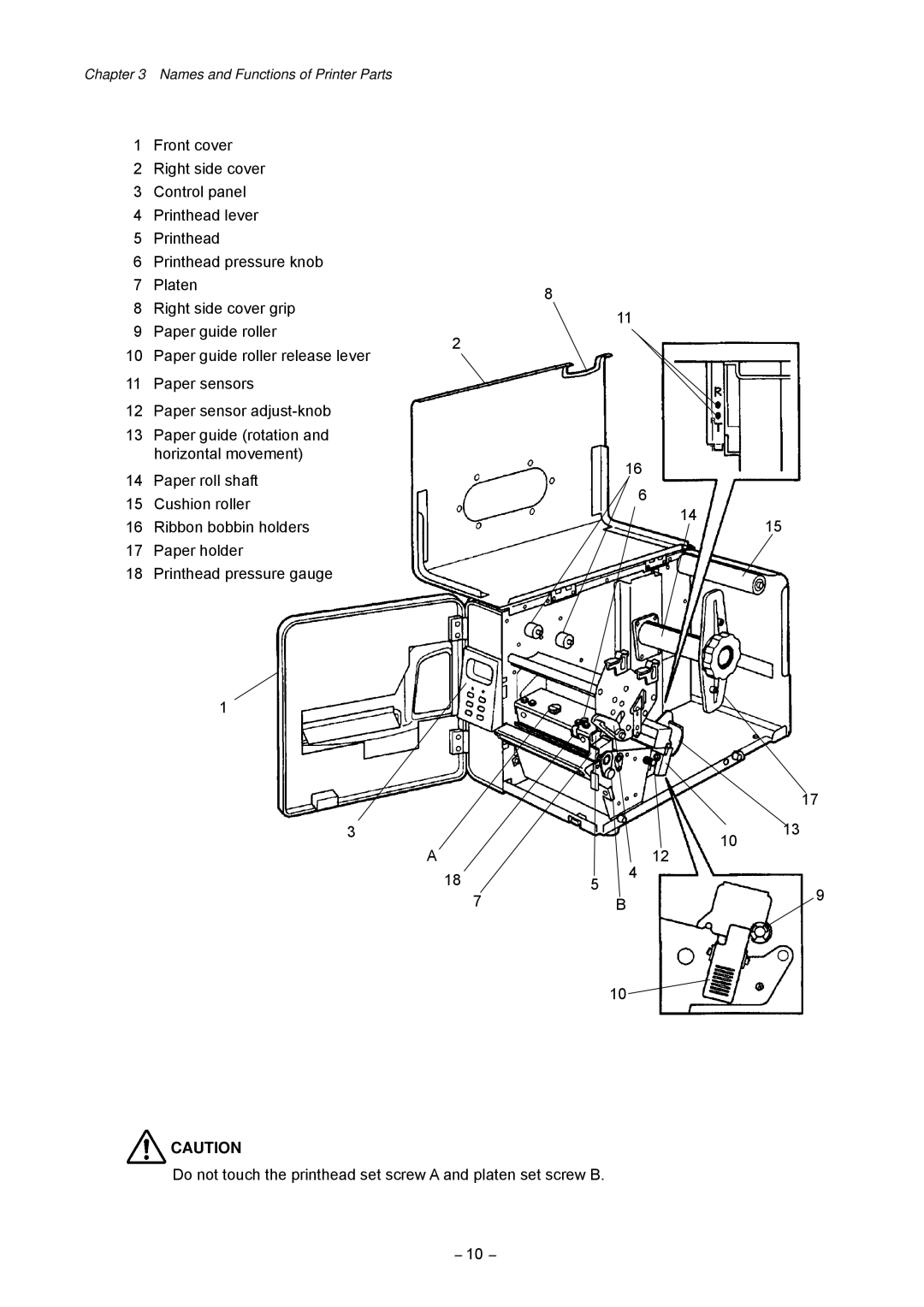 Citizen CLP-9001, CLP-9301 user manual 10 