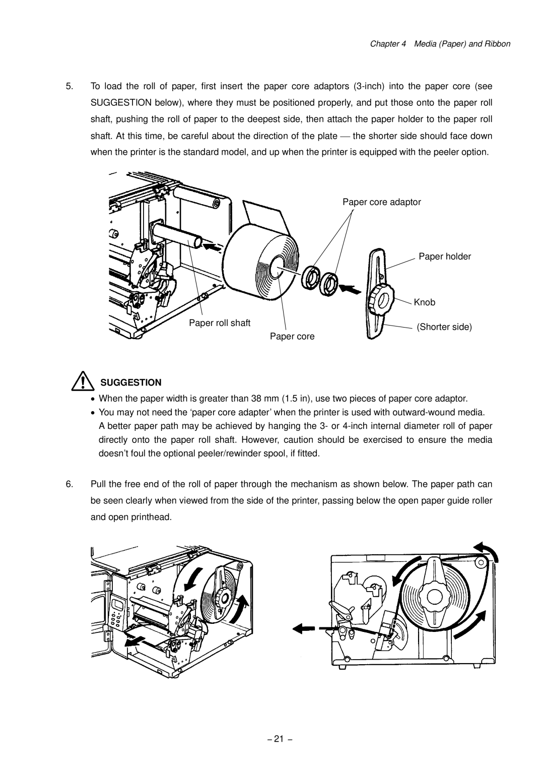 Citizen CLP-9001, CLP-9301 user manual Suggestion 