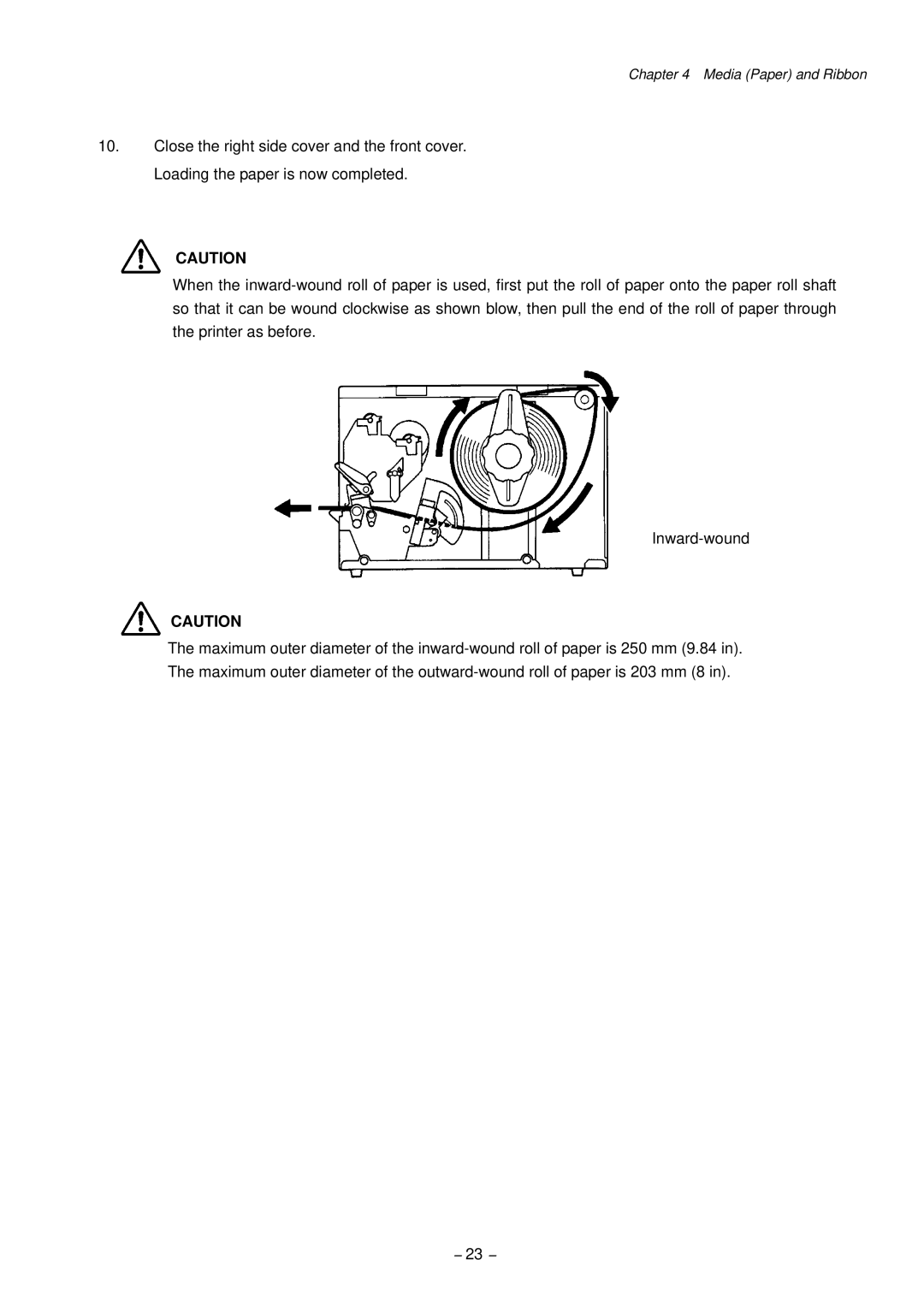 Citizen CLP-9001, CLP-9301 user manual 23 