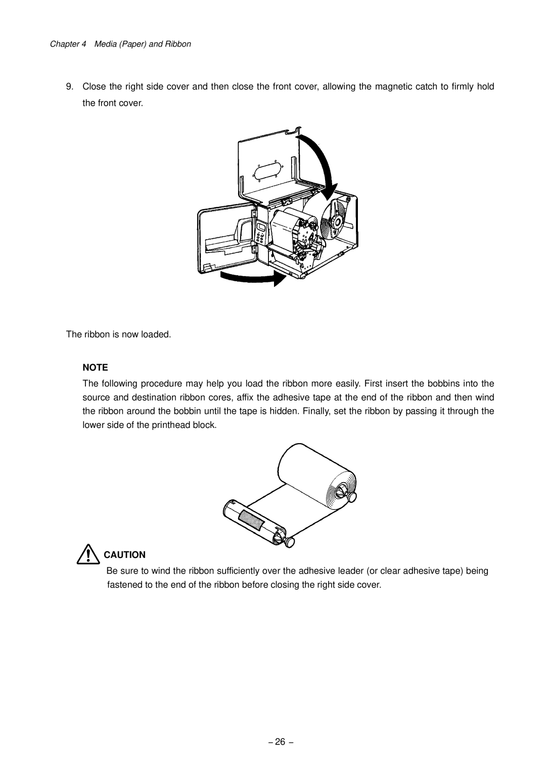 Citizen CLP-9301, CLP-9001 user manual 26 