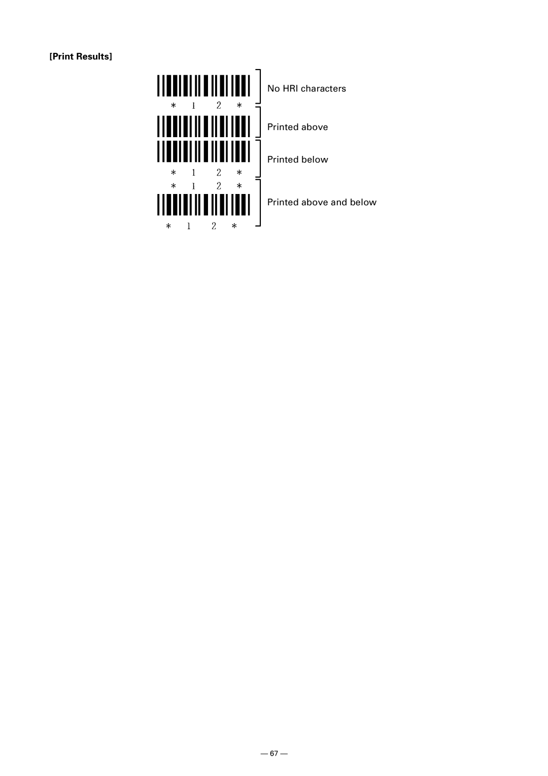 Citizen CT-S300 manual Print Results 