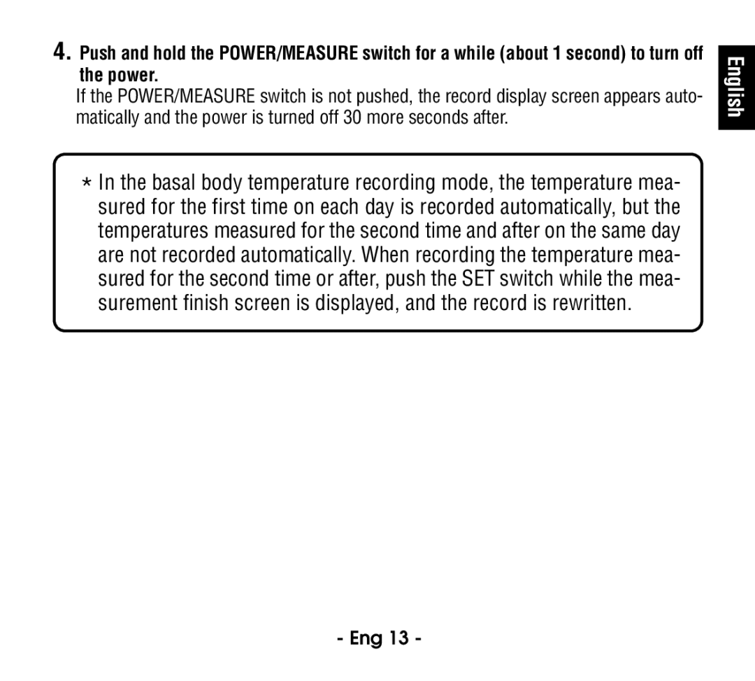 Citizen CT915 instruction manual English 