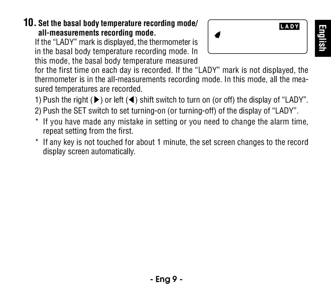 Citizen CT915 instruction manual English 