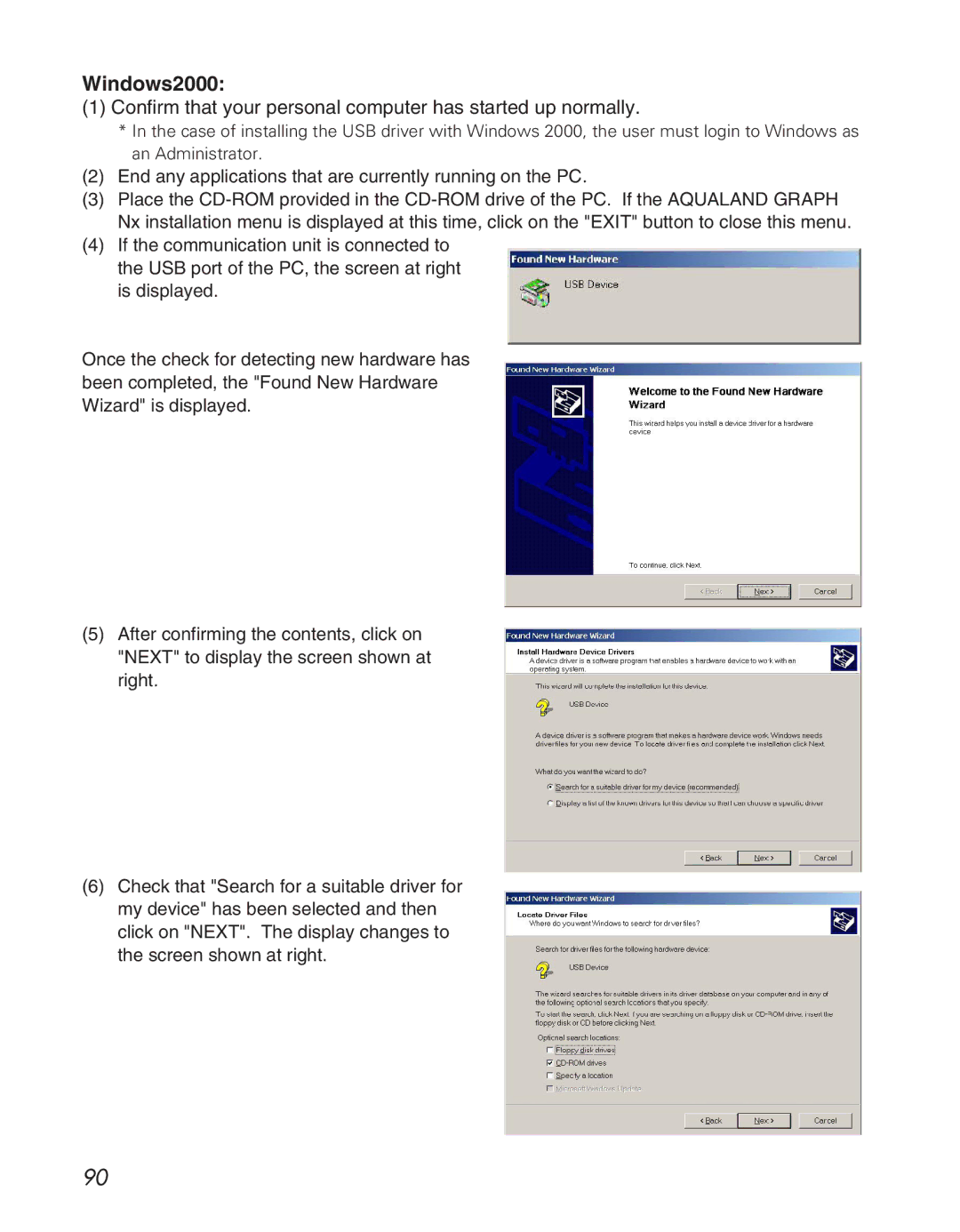 Citizen D710/D716 instruction manual Windows2000, Confirm that your personal computer has started up normally 