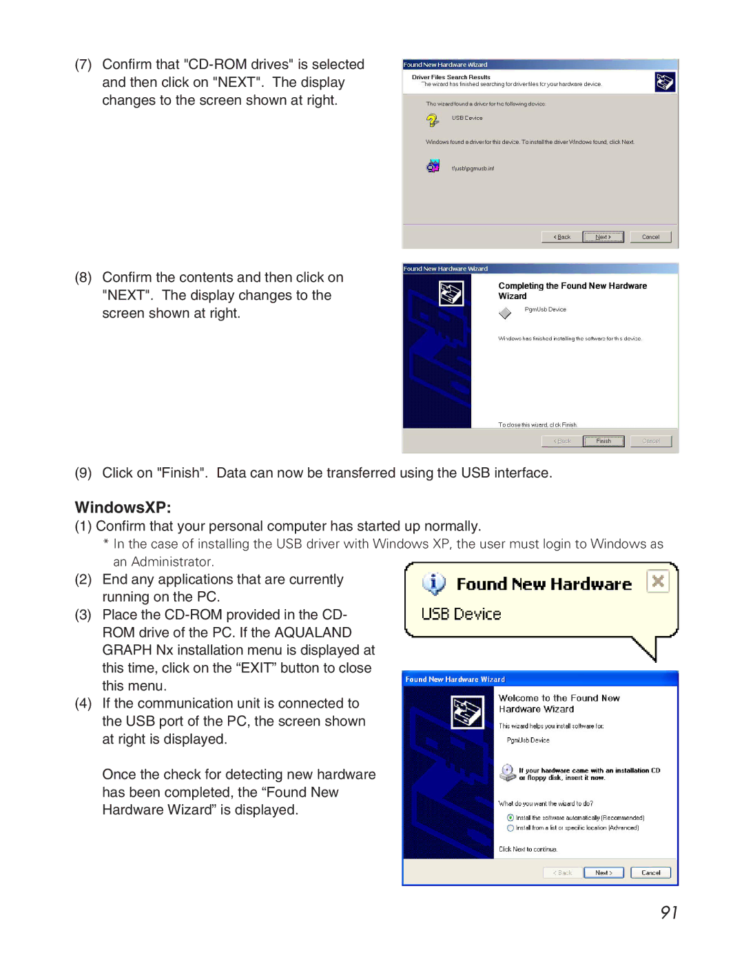 Citizen D710/D716 instruction manual WindowsXP 