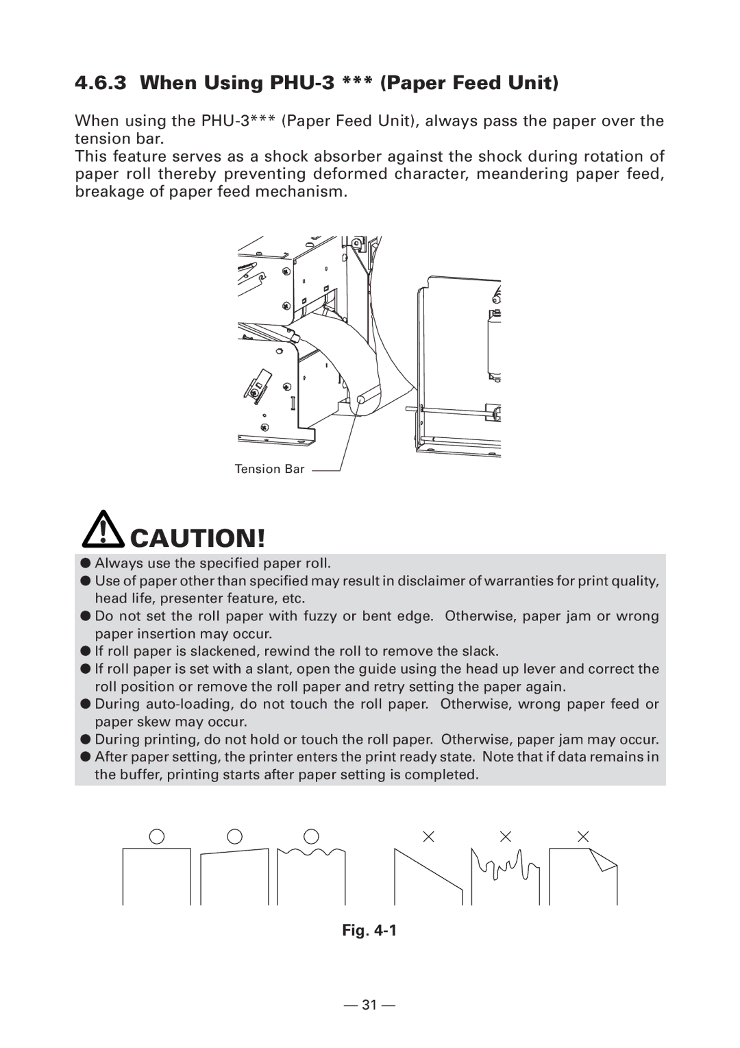 Citizen PPU-700 user manual When Using PHU-3 *** Paper Feed Unit 