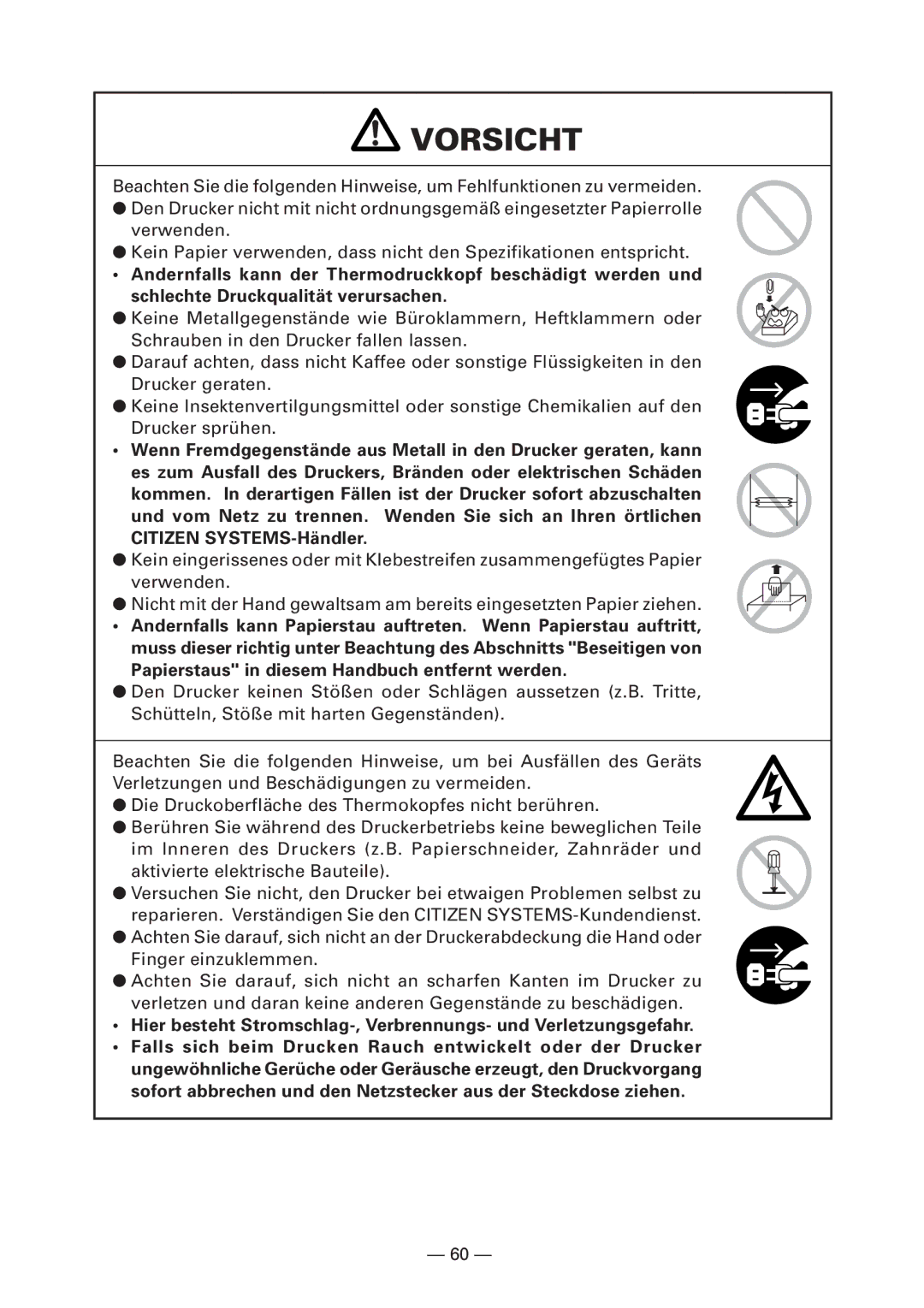 Citizen PPU-700 user manual Citizen SYSTEMS-Händler 