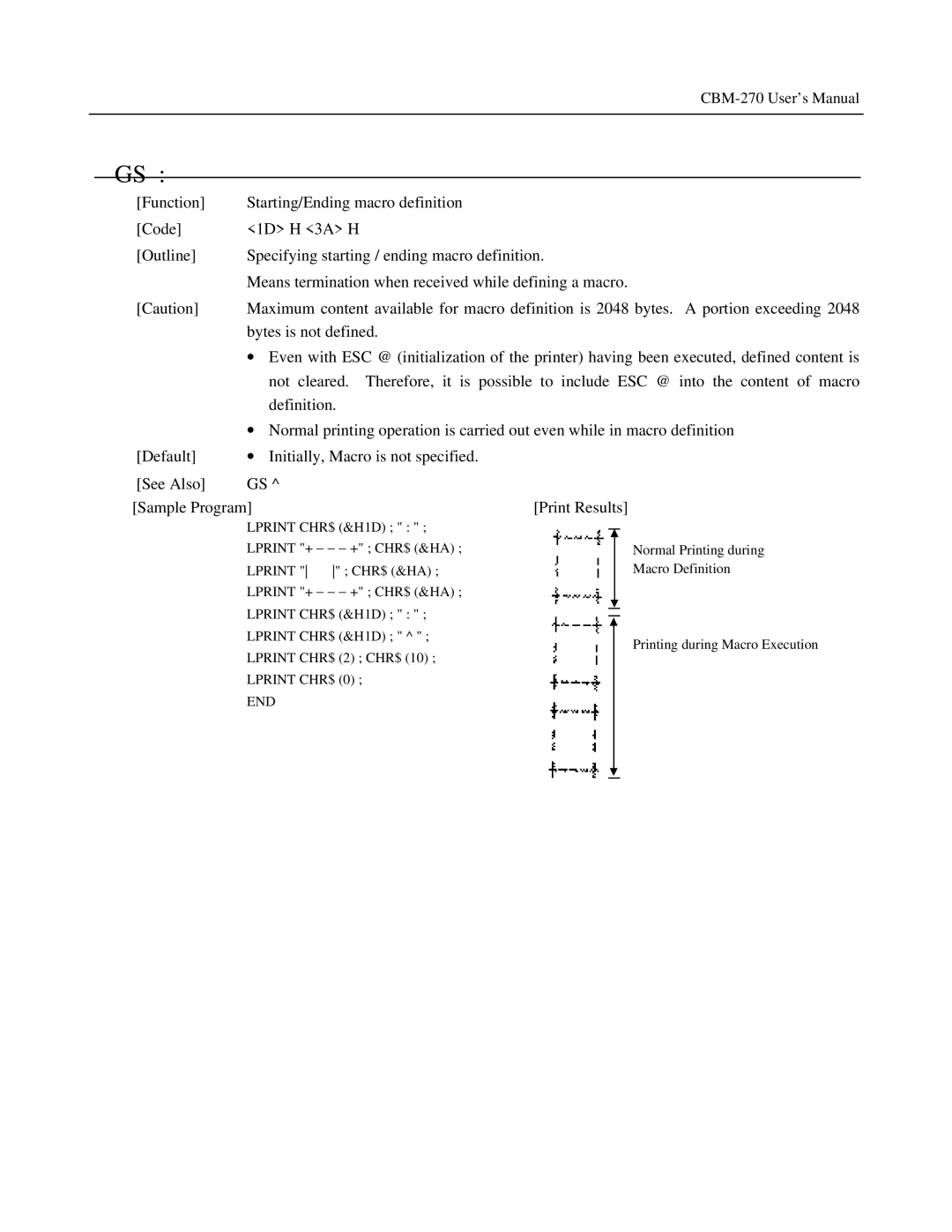 Citizen Systems user manual CBM-270 User’s Manual 