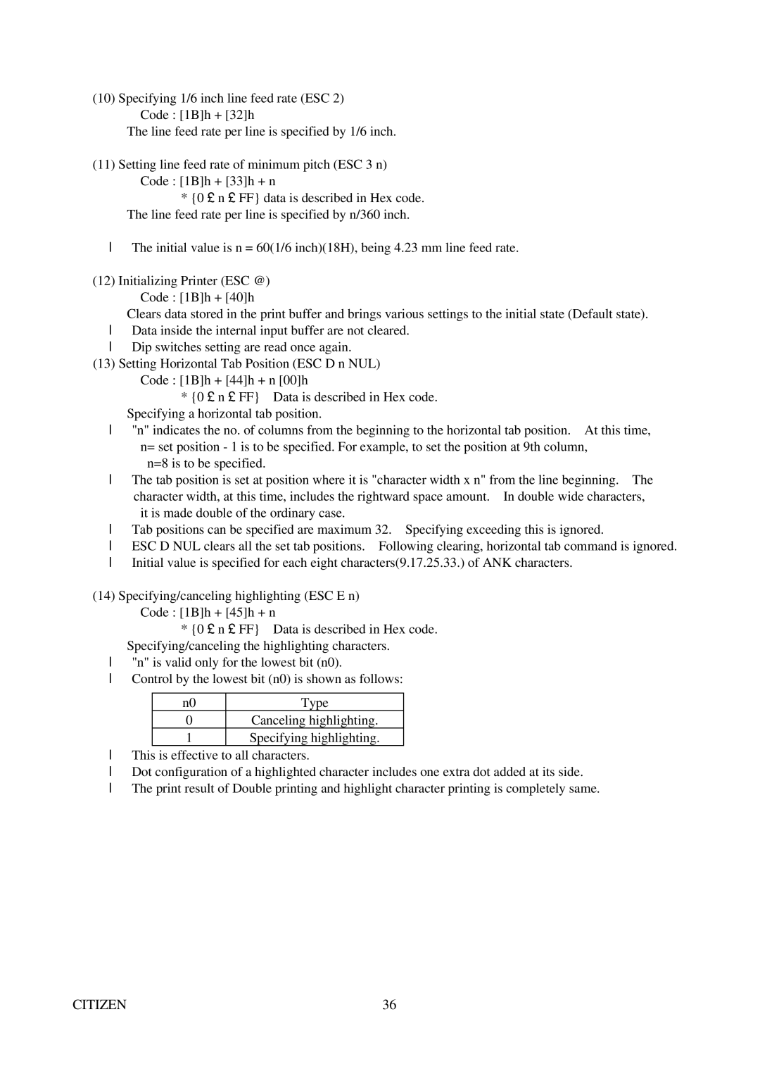 Citizen Systems CBM-291 user manual Citizen 