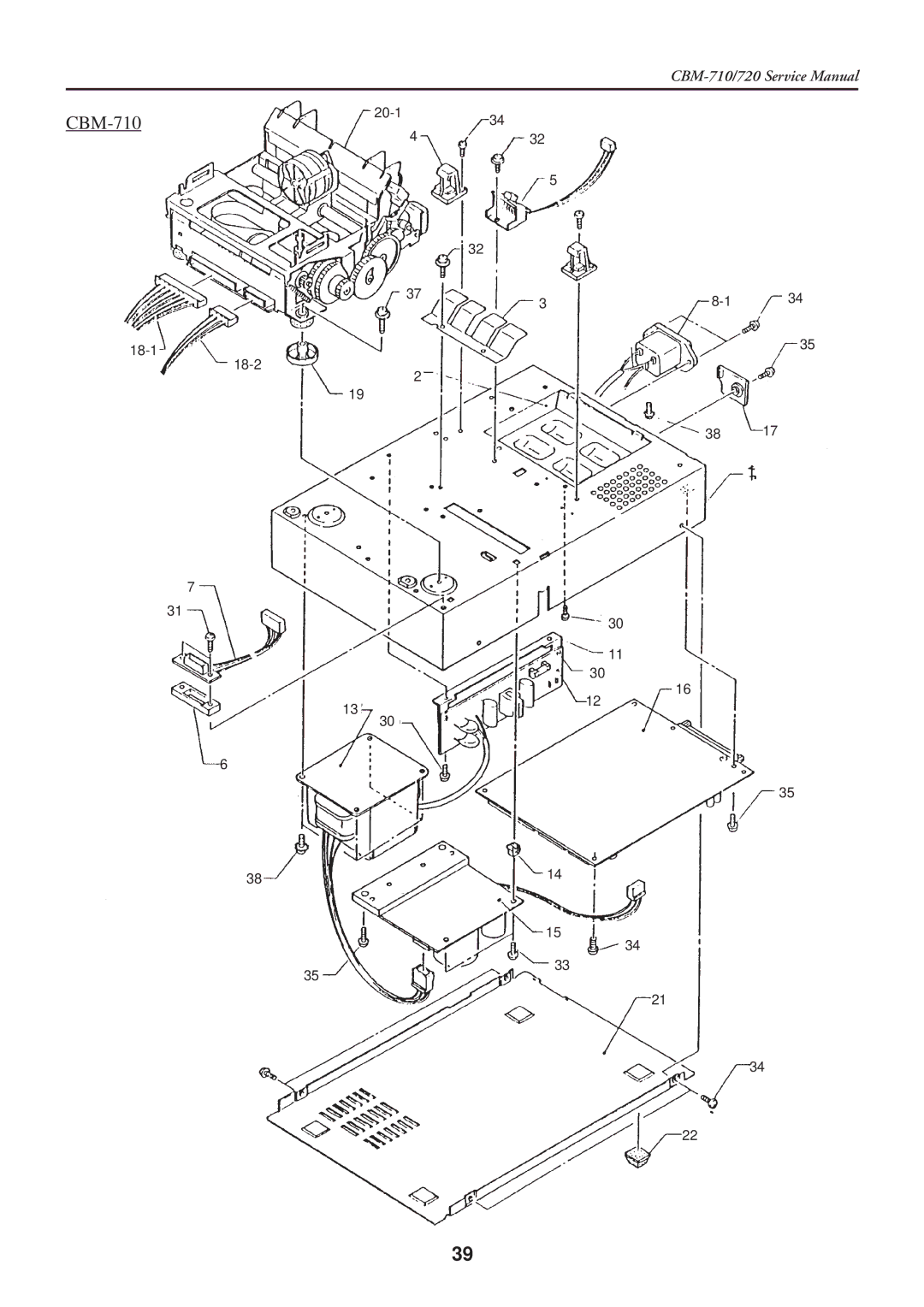 Citizen Systems CBM-710/720 service manual 