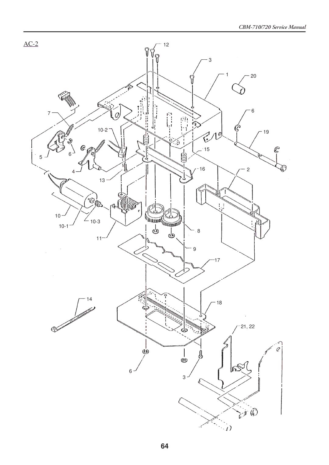 Citizen Systems CBM-710/720 service manual AC-2 