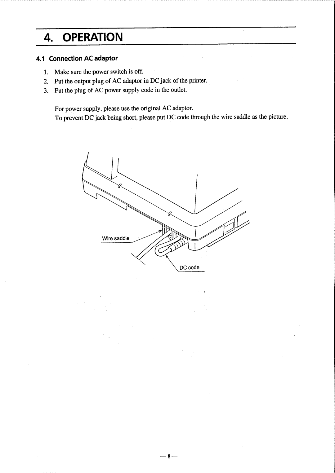 Citizen Systems CBM-810 manual 