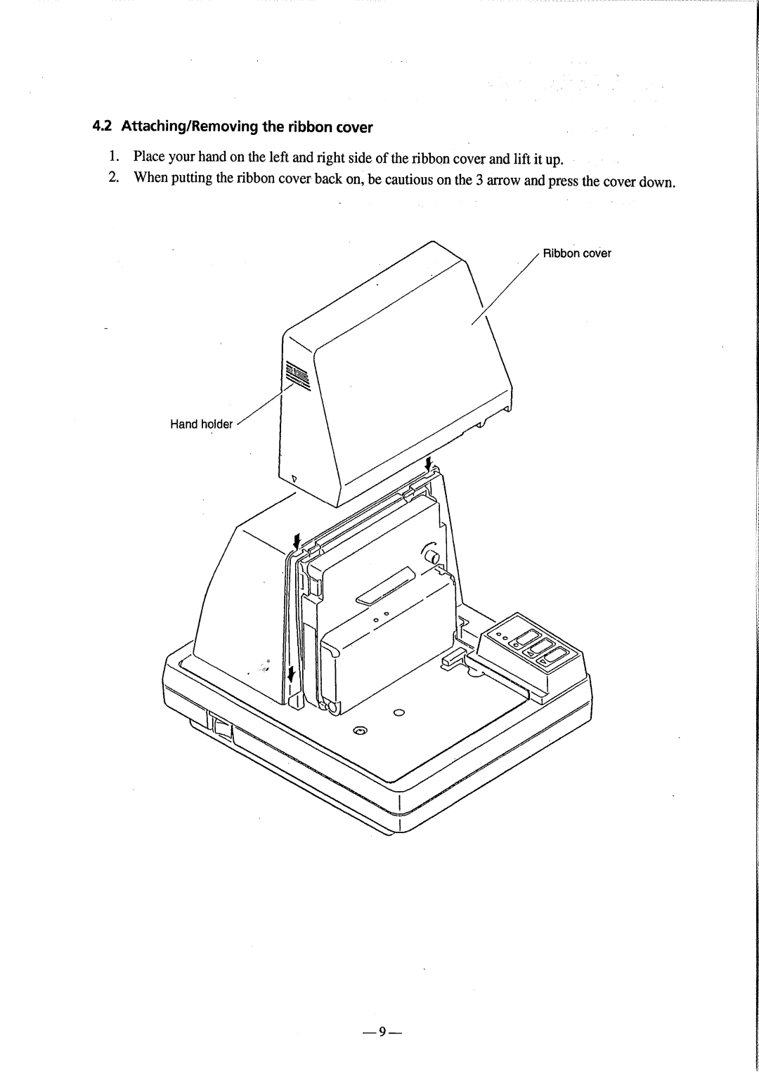 Citizen Systems CBM-810 manual 