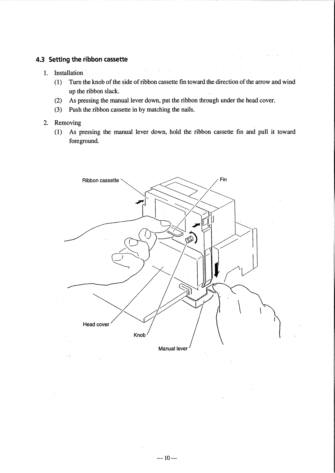 Citizen Systems CBM-810 manual 