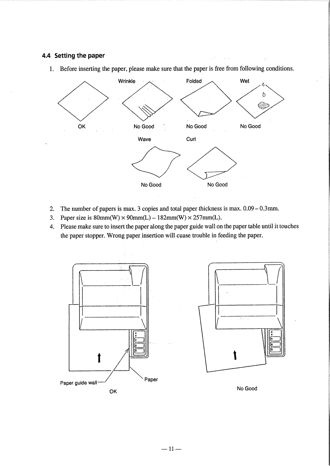 Citizen Systems CBM-810 manual 