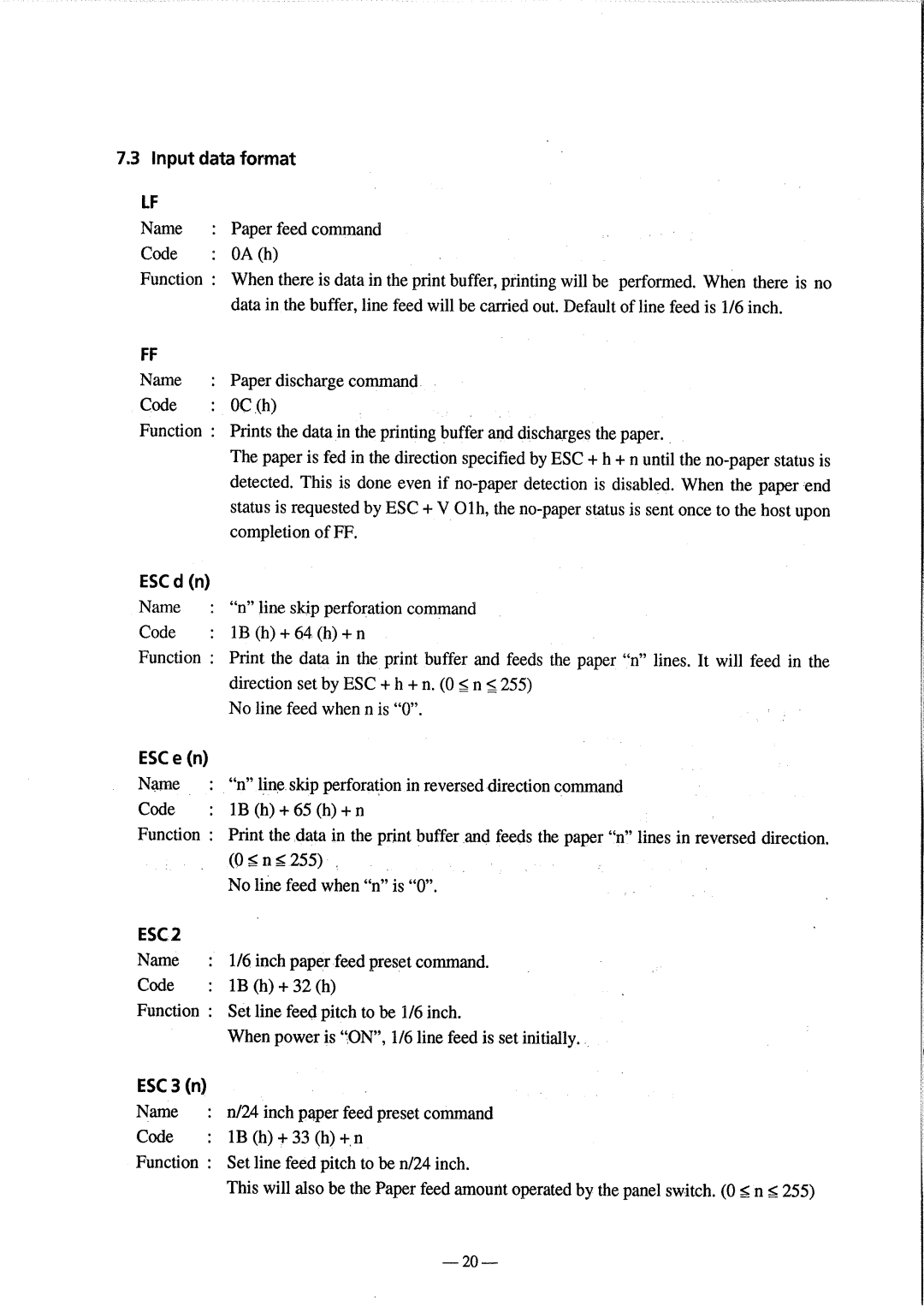 Citizen Systems CBM-810 manual 