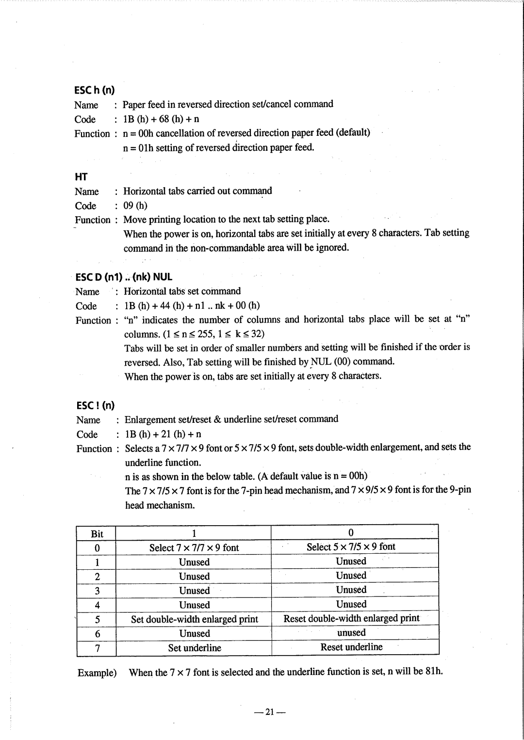 Citizen Systems CBM-810 manual 