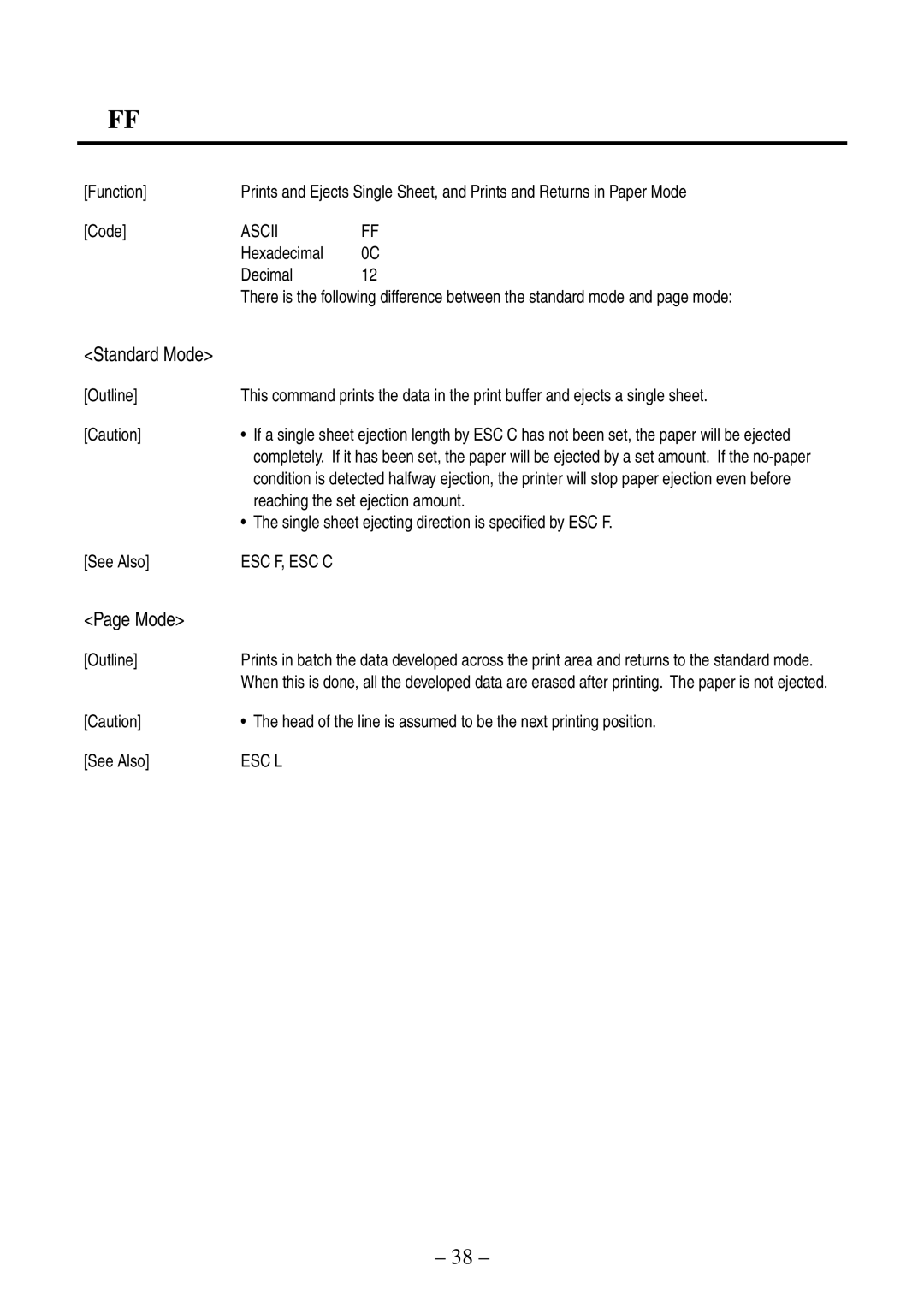 Citizen Systems CBM-820 manual Hexadecimal Decimal, Reaching the set ejection amount 