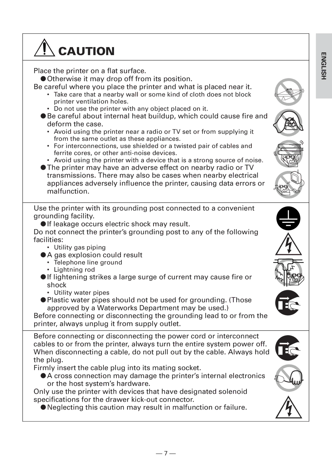 Citizen Systems CBM1000 user manual Gas explosion could result 