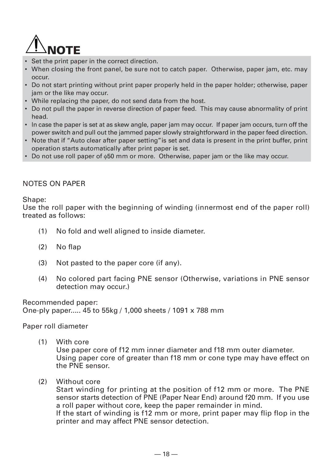 Citizen Systems CBM920II user manual 