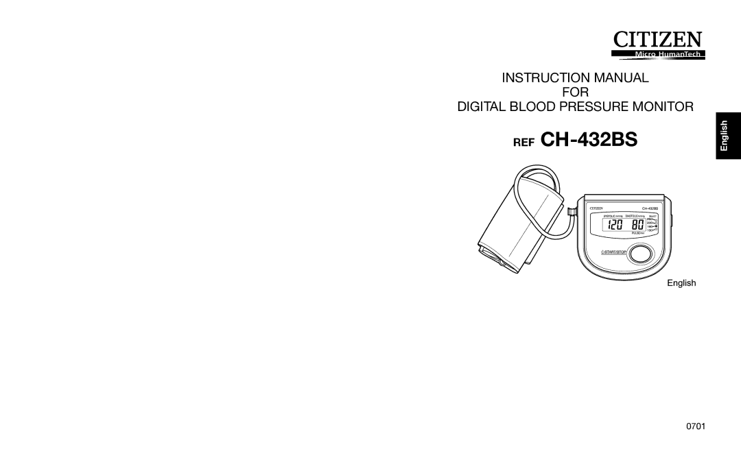 Citizen Systems instruction manual REF CH-432BS 