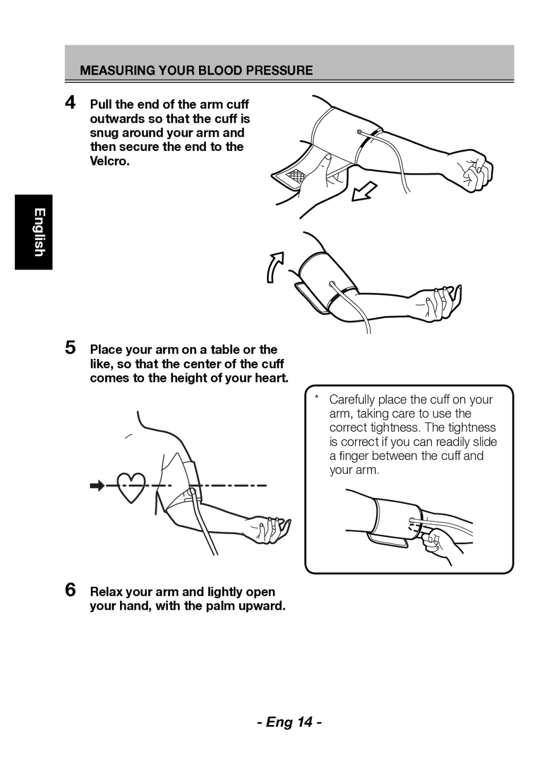 Citizen Systems CH-432BS instruction manual Measuring Your Blood Pressure 