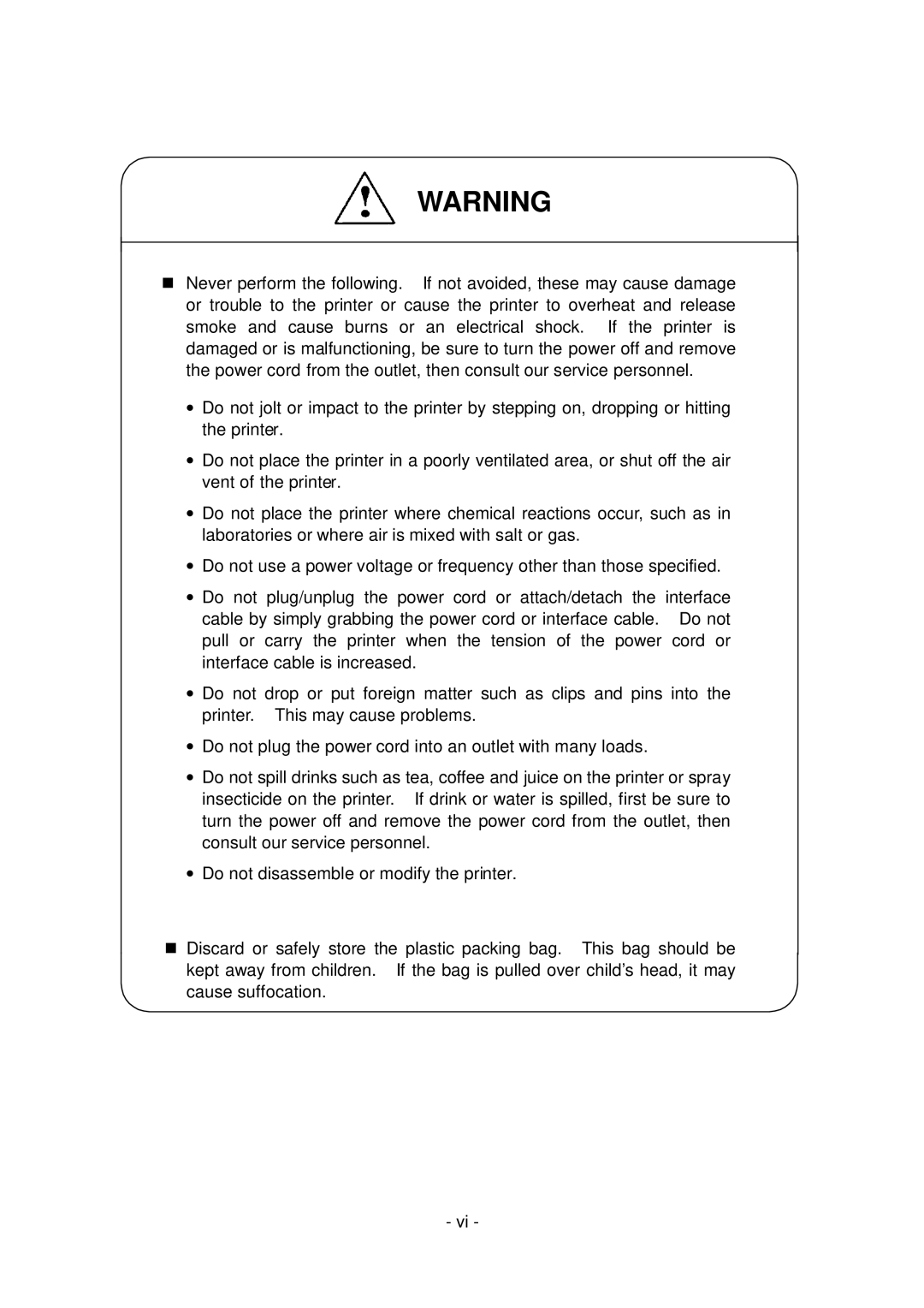 Citizen Systems CLP-6002, CLP-6001 user manual 