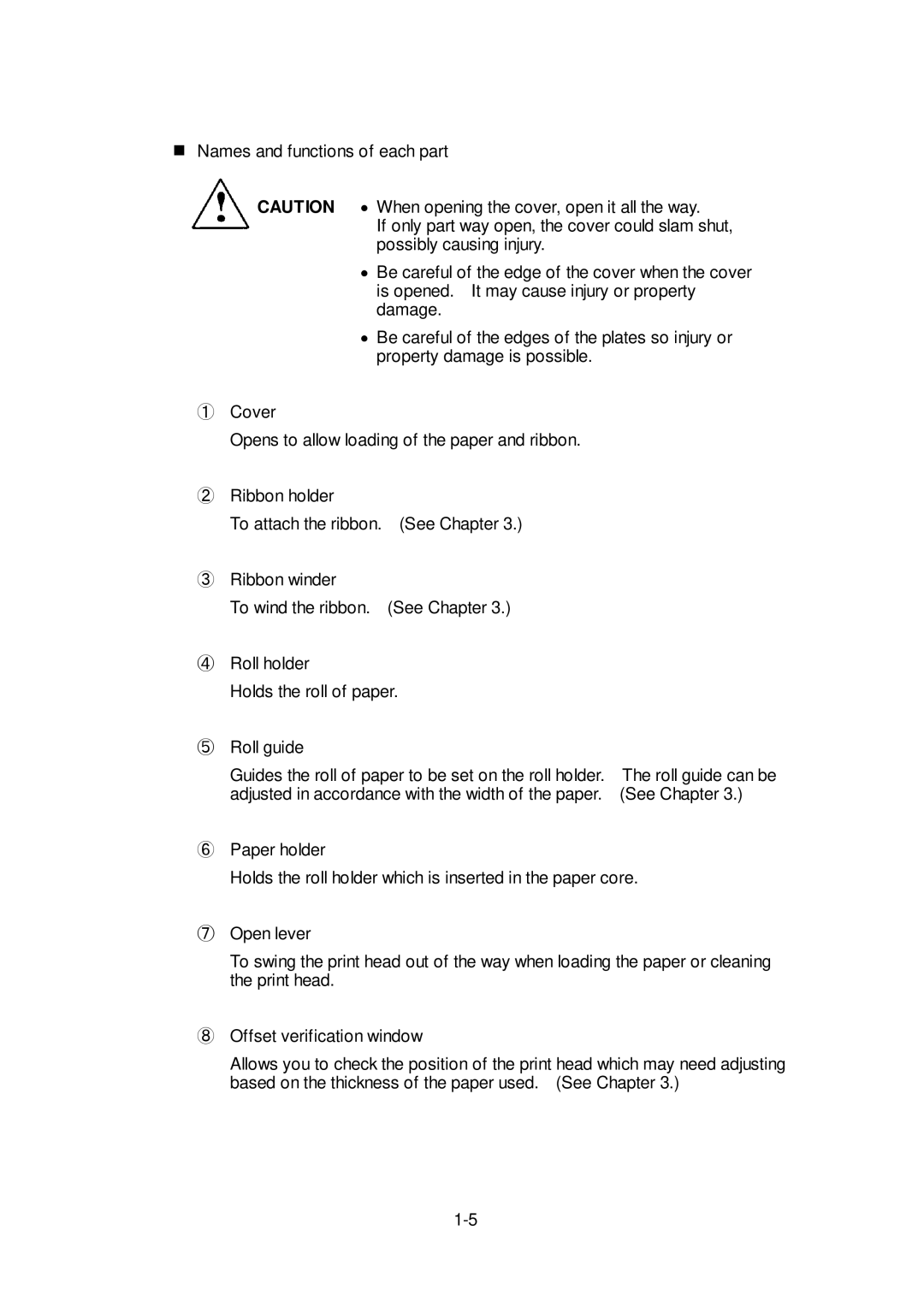 Citizen Systems CLP-6401 user manual 